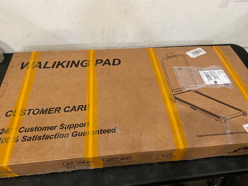 Photo 1 of Walking Pad with 15% Incline 2.5HP Foldable Walking Pad with Handle Bar 0.6-6.2MPH Under Desk Compact Treadmills for Home 300LBS with Romote Control