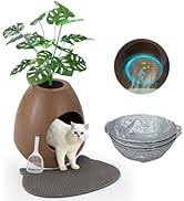 Photo 1 of 2-in-1 Cat Litter Box & Cat Bed Brown