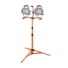 Photo 1 of 1000-Watt Halogen Twin-Head Tripod Work Light