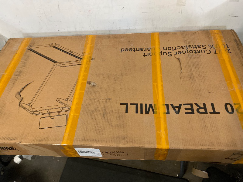 Photo 1 of Foldable Treadmill with 20% Manual Incline, 8.7MPH & 400LBS Capacity