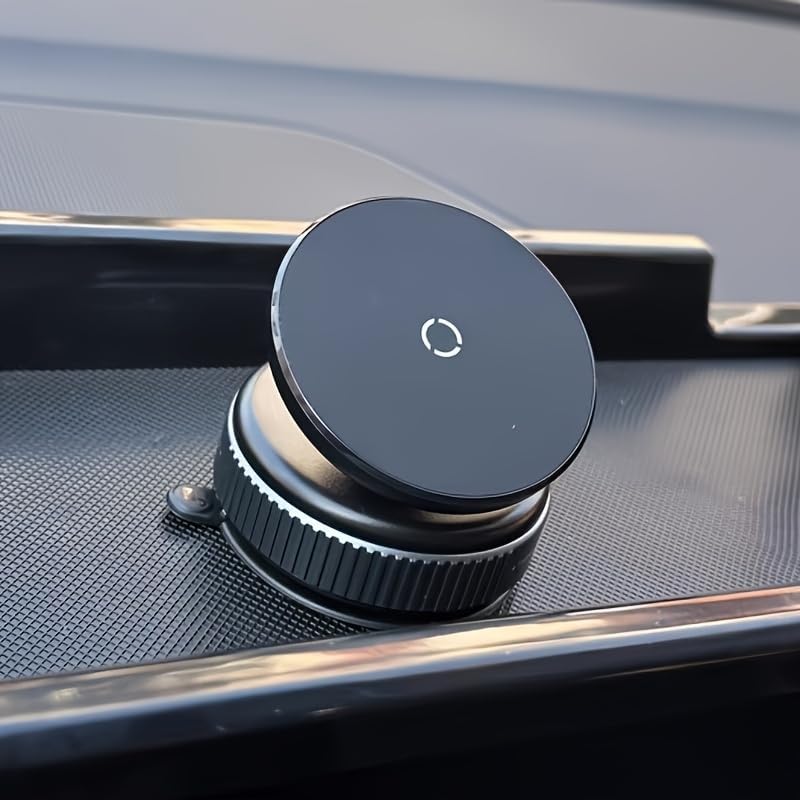 Photo 1 of [360° Phone Holder] 360° Rotatable Vacuum Suction Cup Phone Holder | Magnetic Dual-Sided Suction Cup Design, Adhesive-Free Telescopic Folding | Suitable for Car and Home Use with Magnet Ring Effect