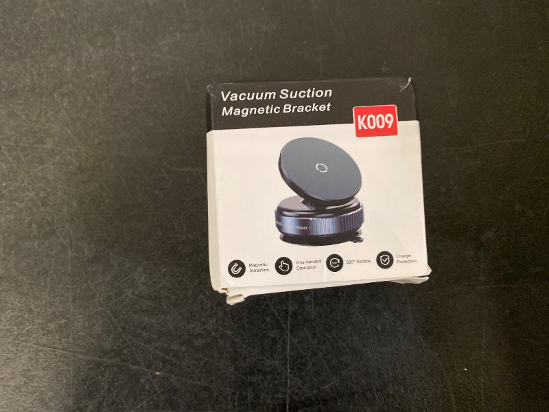Photo 1 of [360° Phone Holder] 360° Rotatable Vacuum Suction Cup Phone Holder | Magnetic Dual-Sided Suction Cup Design, Adhesive-Free Telescopic Folding | Suitable for Car and Home Use with Magnet Ring Effect