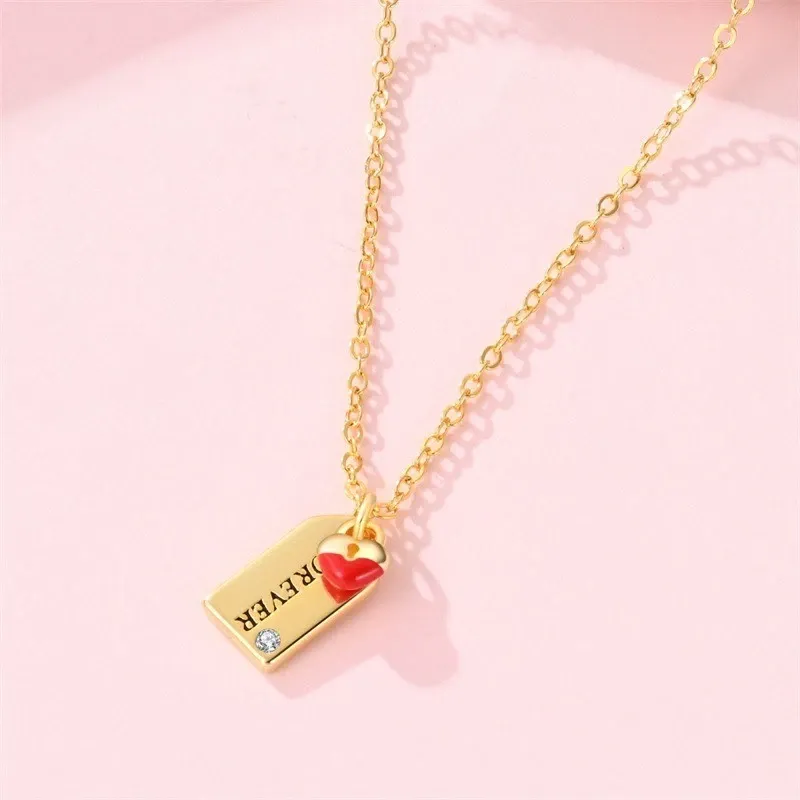 View 1 of Gold Forever Love Necklace For Women Choker 25" Chain