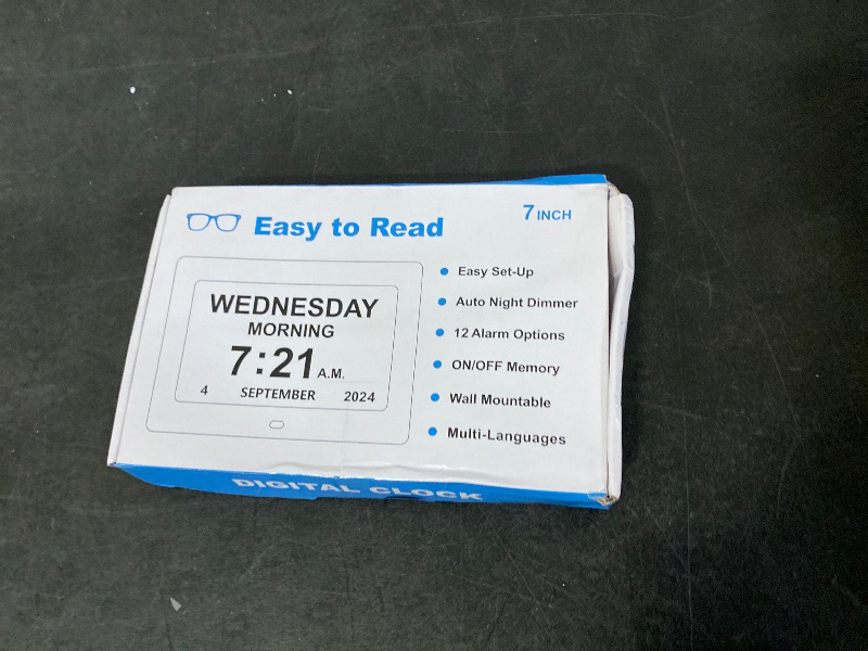 Photo 1 of Digital Photo Frame - Small Electronic Frame with SD Card/USB Slideshow Using Video or still Pictures