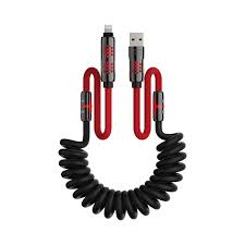Photo 1 of Armored Dragon 8 Coiled Cable (4-in-1, 240W) - Tangle-Free for Car & Desk