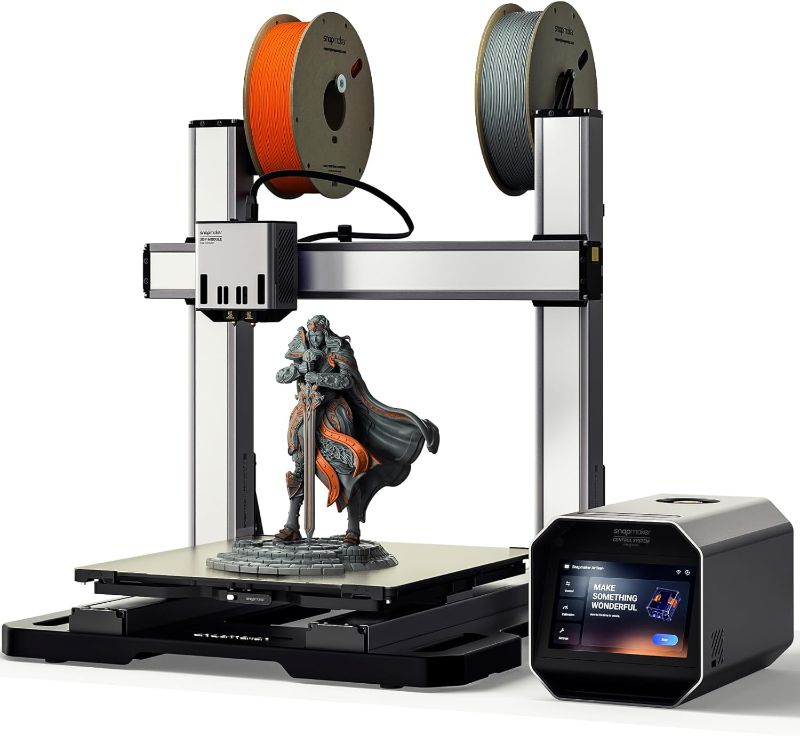 Photo 1 of Snapmaker Artisan 3D Printer,Dual Extrusion 3D Printing,400x400x400mm Large Printing Size,Industrial-Grade Linear Rails Auto Bed Leveling,Quick Swap Modular Design,with 7" Touchscreen | Missing Touchscreen