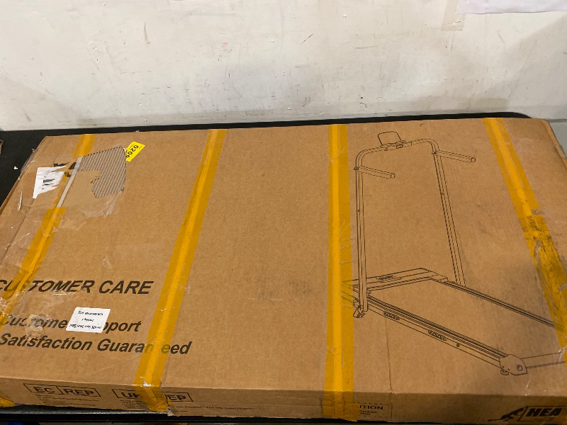 Photo 1 of Folding 3-in-1 Portable Treadmill with 16% Incline Max 6.5MPH