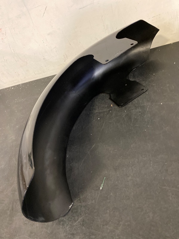 Photo 1 of 21 inch Front Fender Vivid Black Motorcycle Wrap Mudguard for Bagger Models Fit for Harley Touring Road King Electra Glide Street Glide | Missing Hardware