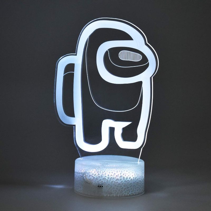 Photo 1 of Among Us Night Light Among Us Table Lamp,LED Light,Night Lights 3D Illusion Desktop Lamp,USB Powered Led Lights,Bedroom Decoration Lamp for Kids Gift Graduation Gift Birthday Gift