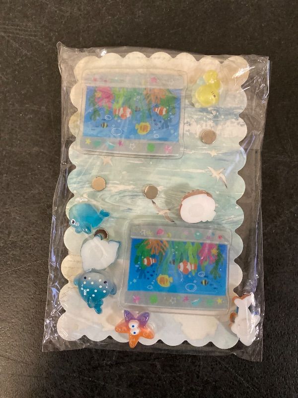 Photo 1 of 9 Piece Cute Ocean Animale Fridge Magnets Dcorations For Kitchen| five needs to be reglued to magnet