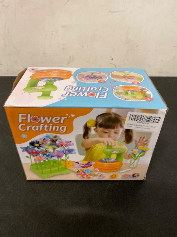Photo 1 of Flower Bouquet Craft Kit, DIY Arts and Crafts for Kids 4-6-8, Girls Toys 4-6-8 Flower Making Activity Toy Set for Toddler and Kids, Birthday Gifts for 4 5 6 7 8 Year Old Girls?Pink & Blue?| Stock image is not exact same as product