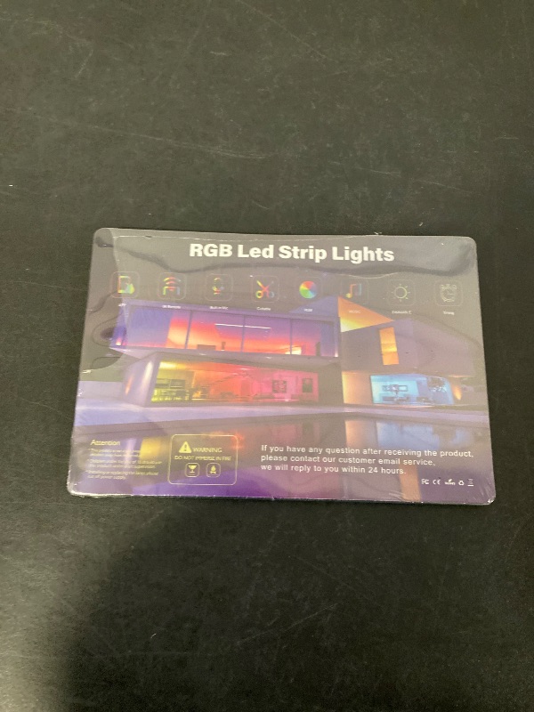 Photo 1 of 200 Ft Bedroom Led Lights (2 Rolls 100 Ft), Music Synchronized Color Changing Rgb Led Strip Lights, Bluetooth Light With Remote