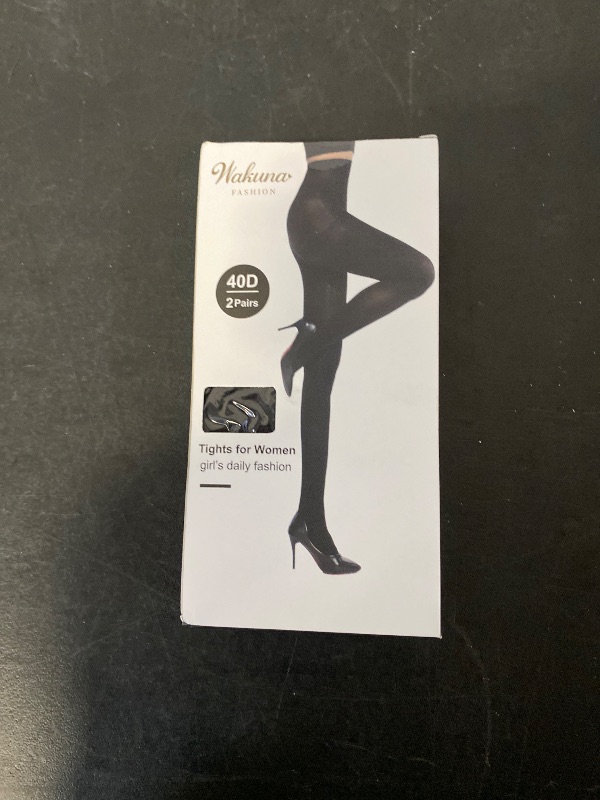 Photo 1 of 40D/80D Pantyhose Opaque Tights 2 Pairs Resistant Control Top