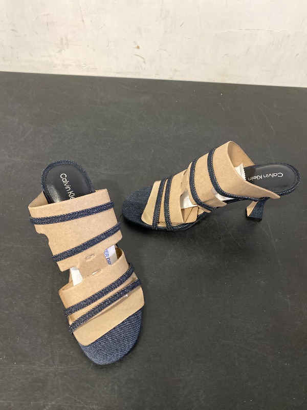 Photo 1 of 6M Calvin Klein Heels Tan/Blue