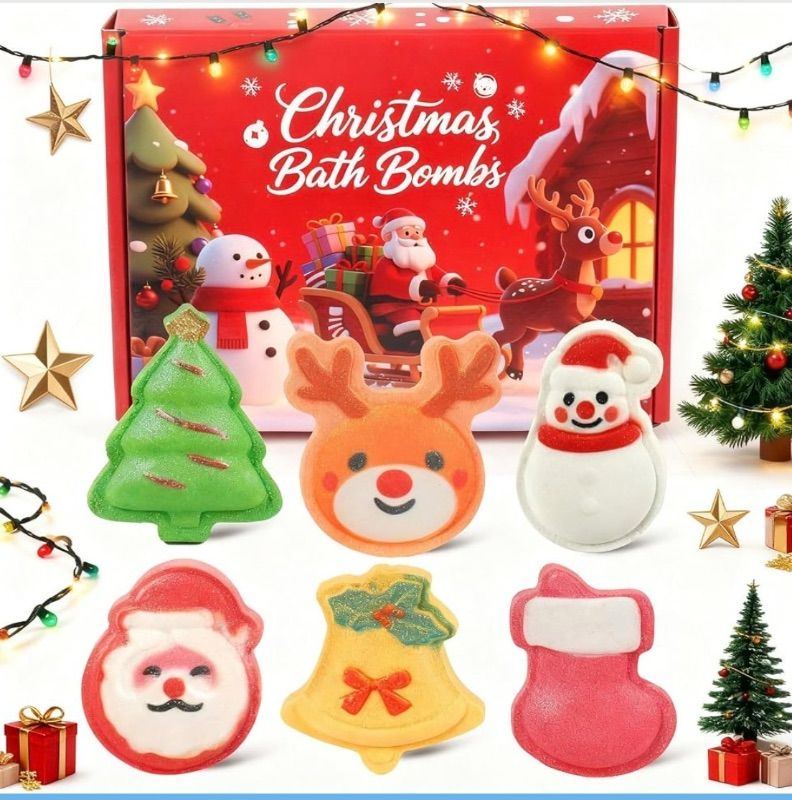 Photo 1 of 15 Pack Christmas Stress Ball Fidget Toys Slow Rising Squishy Toys Glitter Squeeze Balls Stress Relief For Girls Boys Christmas Party Favors Stocking Stuffers Fillers Gifts