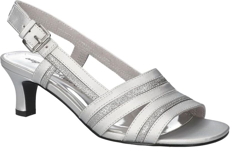 Photo 1 of 9M Easy Street Women's Meghan Silver Satin