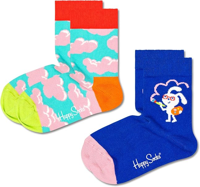 Photo 1 of 2-3T Happy Socks 2-Pack Kids Clouds Sock