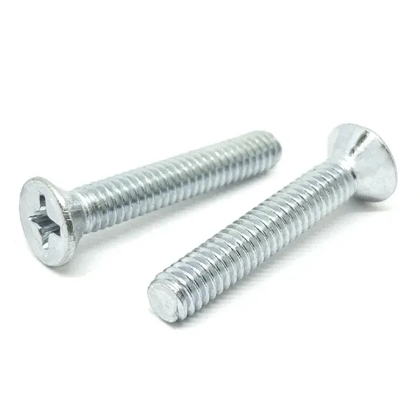 Photo 1 of 25 Count M4-0.7x70 Phillips Flat Head Machine Screws Steel Zinc
