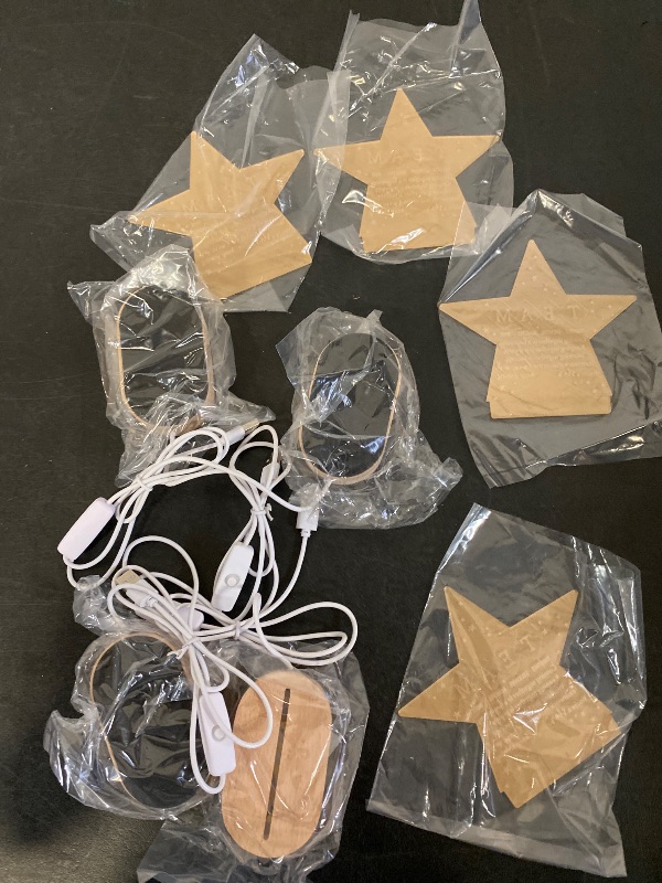 Photo 1 of 6 Pcs Team Appreciation Gifts Bulk for Employee Coworker Acrylic LED Night Light Lamp Inspirational Thank You Gifts for Team Women Office Staff Employee Coworker