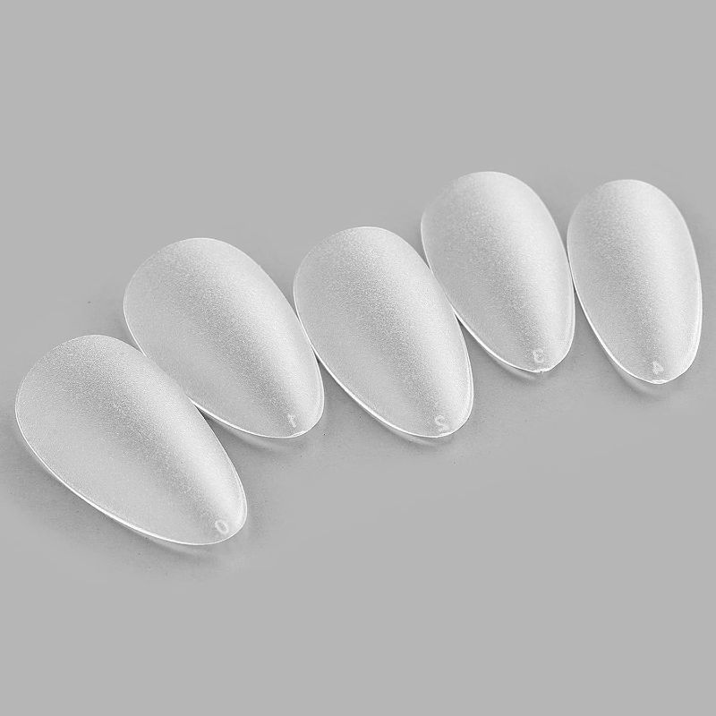 Photo 1 of Short Square Nail Tips -15 Sizes Inside Pre-Etch Full Cover Gel Etch x Nail Tips 300Pcs Super Thin Seamless Acrylic False Nails Tips Extension Kit Press on Nails DIY Salon