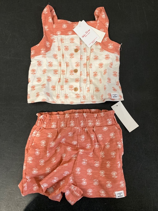 Photo 1 of 3T Lucky Brand Baby Girls' 2pc Short Set Pink