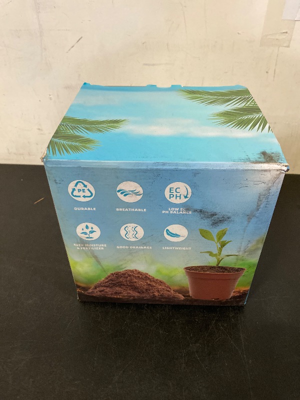 Photo 1 of Coco Coir Brick for Plants-6 Pack Premium Coconut Bricks, 100% Organic Peat Moss, Fiber Coconut Husk for Planting, Gardening, Potting Soil Substrate