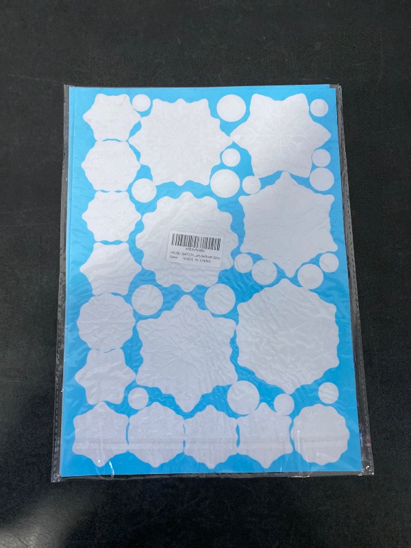 Photo 1 of 10 sheets Adhesive Snowflake Stickers Removable Window Decals for Christmas Decor Festive Party Supplies Attractive Designs for Boys and Girls Family Fun