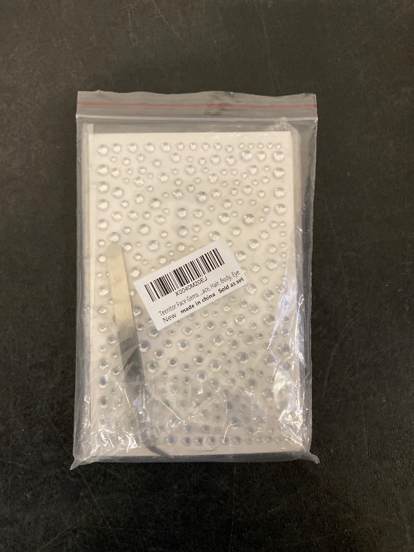 Photo 1 of 1709pcs Self-Adhesive Crystal Rhinestone Stickers Set - Multi-Size Acrylic Gem Decals for Face/Eye/Nail/Body Art, Festival Party Nail Art
