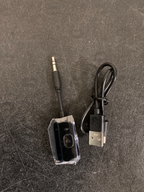 View 2 of 5.4 Aux Bluetooth Adapter, Noise Cancelling 3.5mm AUX Bluetooth Car Adapter, Wireless Audio Receiver for Home Stereo/Wired Speaker, 12H Battery Life