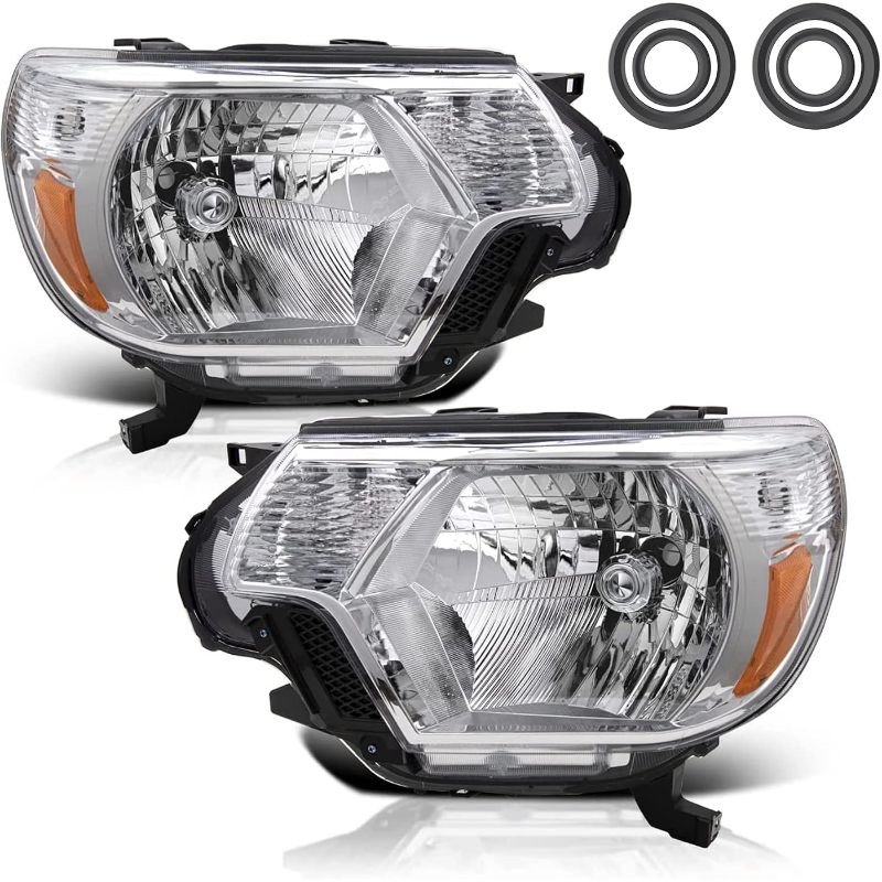 Photo 1 of Anti-misting Headlight Assemblies Fit For 2012 2013 2014 2015 Toyota Tacoma 12 13 14 15 Tacoma Front Light Headlamp Driver Side (L) | Only includes 1 Side