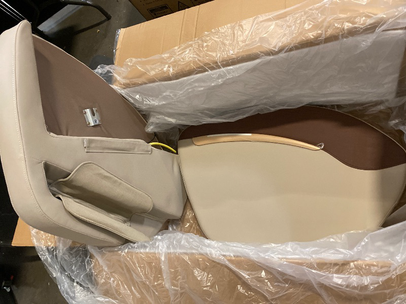 Photo 1 of ITEM IS MISSING PARTS. UNSURE WHAT PARTS ARE MISSING.---------------------------------------Relax Full Body Massage Chair, Zero Gravity Shiatsu Massage Chair Recliner, Foot Massage, Bluetooth, Large Control Screen (Brown and Tan)