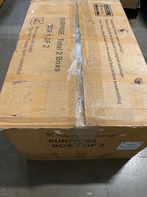 Photo 1 of ITEM IS MISSING PARTS. UNSURE WHAT PARTS ARE MISSING.---------------------------------------Relax Full Body Massage Chair, Zero Gravity Shiatsu Massage Chair Recliner, Foot Massage, Bluetooth, Large Control Screen (Brown and Tan)