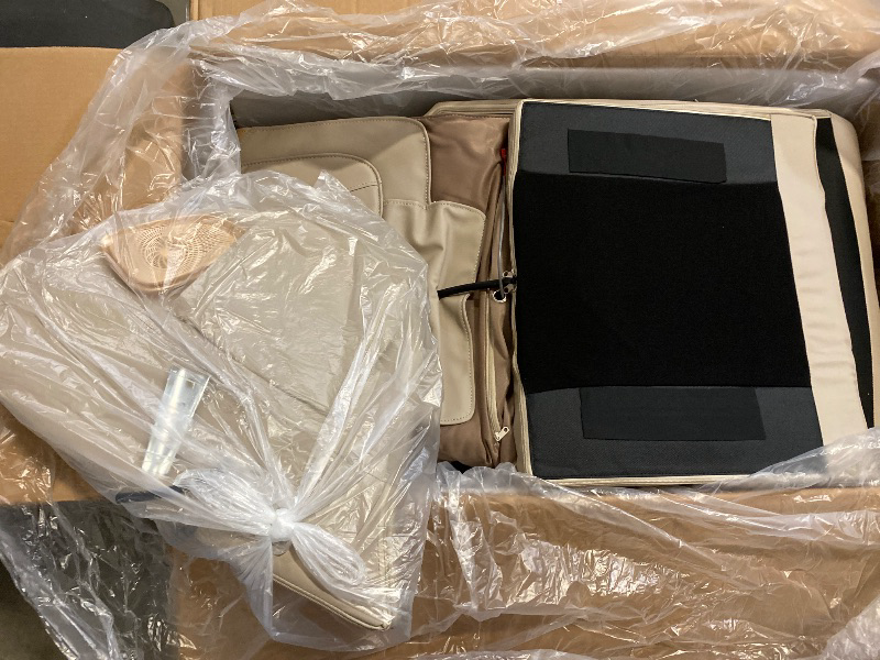 Photo 1 of ITEM IS MISSING PARTS. UNSURE WHAT PARTS ARE MISSING.---------------------------------------Relax Full Body Massage Chair, Zero Gravity Shiatsu Massage Chair Recliner, Foot Massage, Bluetooth, Large Control Screen (Brown and Tan)
