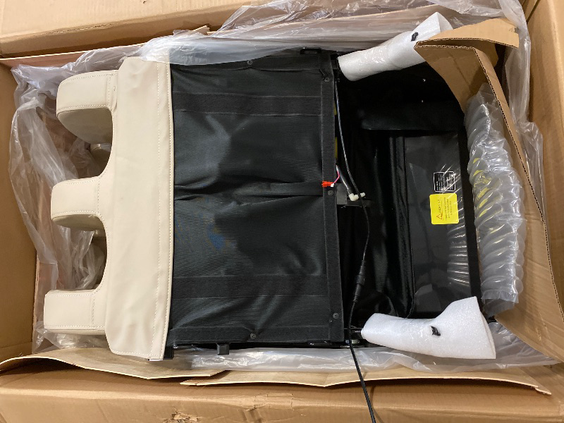 Photo 1 of ITEM IS MISSING PARTS. UNSURE WHAT PARTS ARE MISSING.---------------------------------------Relax Full Body Massage Chair, Zero Gravity Shiatsu Massage Chair Recliner, Foot Massage, Bluetooth, Large Control Screen (Brown and Tan)