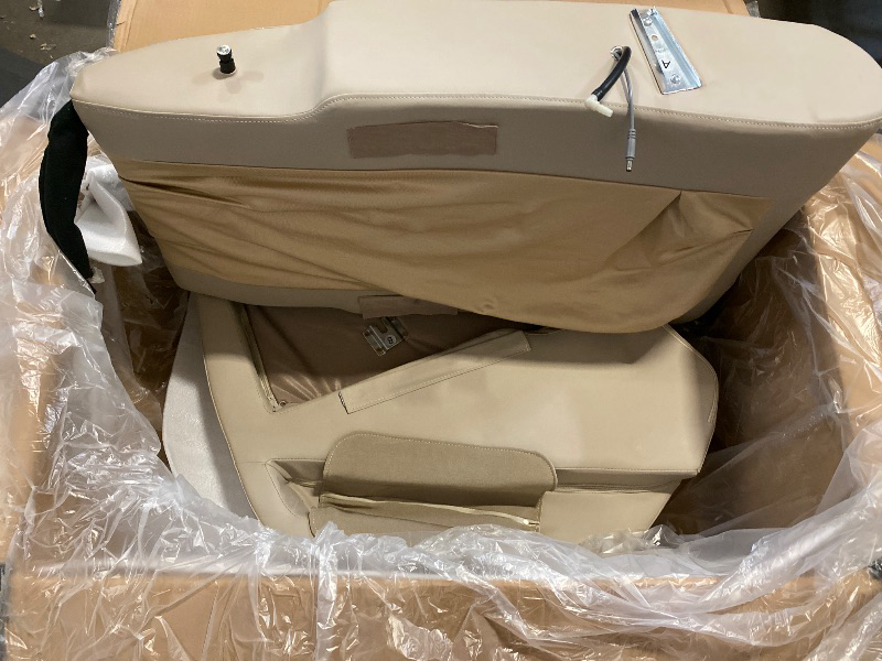 Photo 1 of ITEM IS MISSING PARTS. UNSURE WHAT PARTS ARE MISSING.---------------------------------------Relax Full Body Massage Chair, Zero Gravity Shiatsu Massage Chair Recliner, Foot Massage, Bluetooth, Large Control Screen (Brown and Tan)