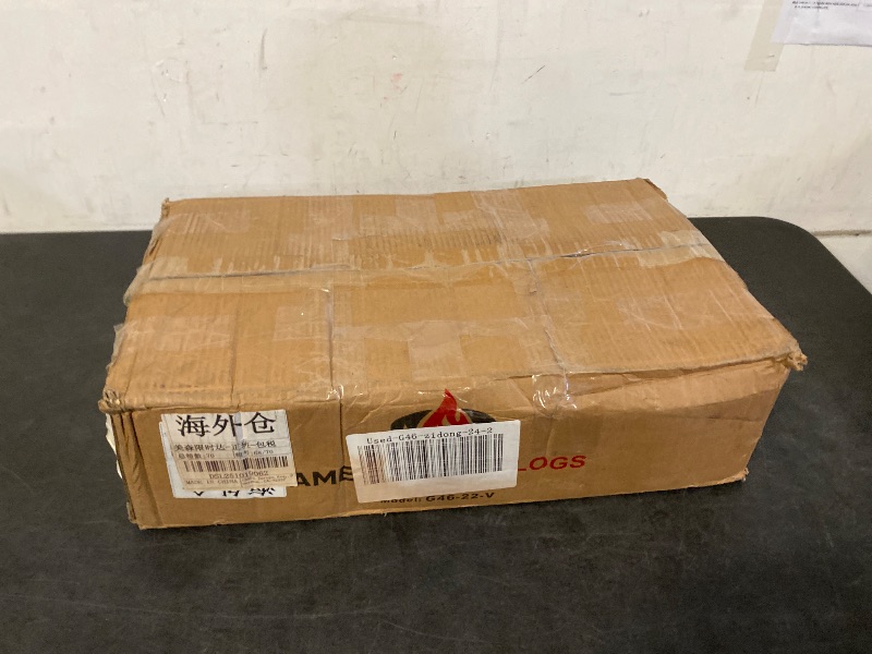 View 3 of 18"-24" Burner Pan with Valve for Gas Fireplace Gas Fireplace Burner Vented Burner for Gas Logs Propane Burner (Manual Valve, 24 Inch Two Pipe)