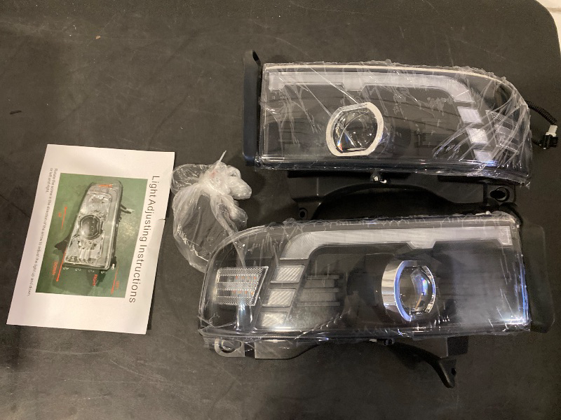 Photo 1 of Left + Right Modified headlights for 1994-2002 Dodge Ram
