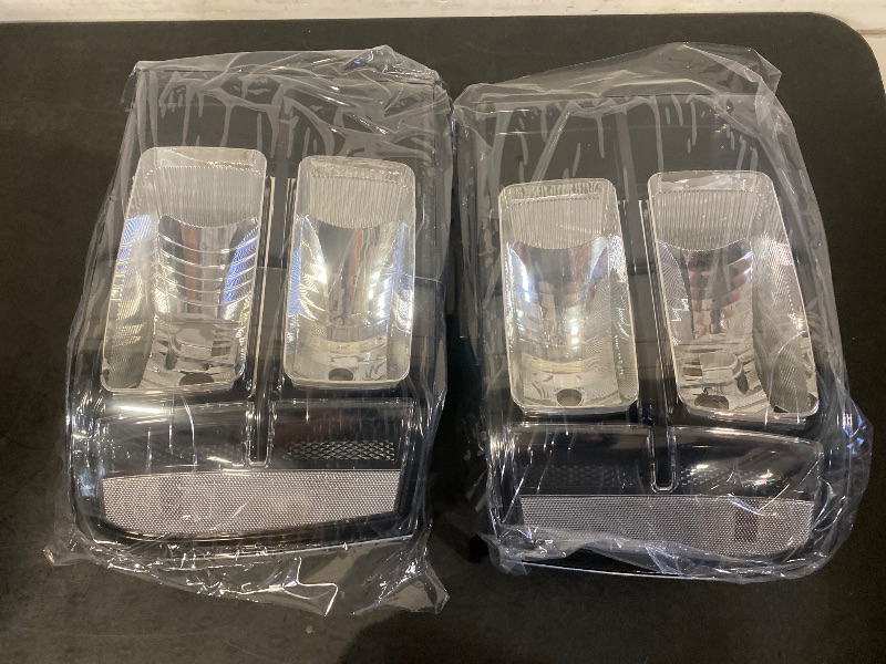 Photo 1 of 2007-2013 GMC Sierra 1500 Headlight Assembly compatible with 07-13 Sierra 1500/07-14 Sierra 2500 3500 & HD Headlamp, Black Housing Clear Lens Head Lights, Pair Driver and Passenger | Does not include bulbs