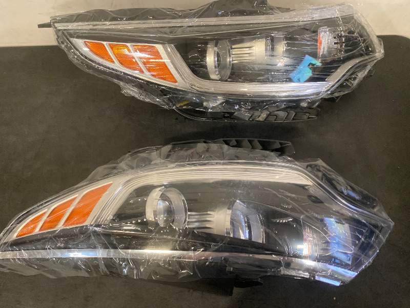 Photo 1 of Passenger and Driver Side Replacement for Optima 2016 2017 2018 Chrome Housing KI2503196 Headlights Assembly