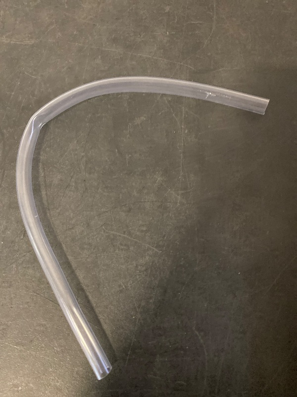 Photo 1 of 24" x .75" Food Grade Clear Silicone Tubing