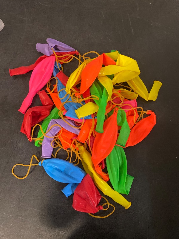 Photo 1 of 30Pcs Punch Balloons, Thickened Neon Punching Balloon Heavy Duty Party Favors for Kids with Rubber Band Handle, Bouncy Balls for Birthday Weddings Goodie Bag Stuffer Supply