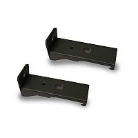 Photo 1 of 11 Pcs Wall Mount Brackets for Curtain Track, Bendable Curtains Tracks Walls Mounting Hardware, Black