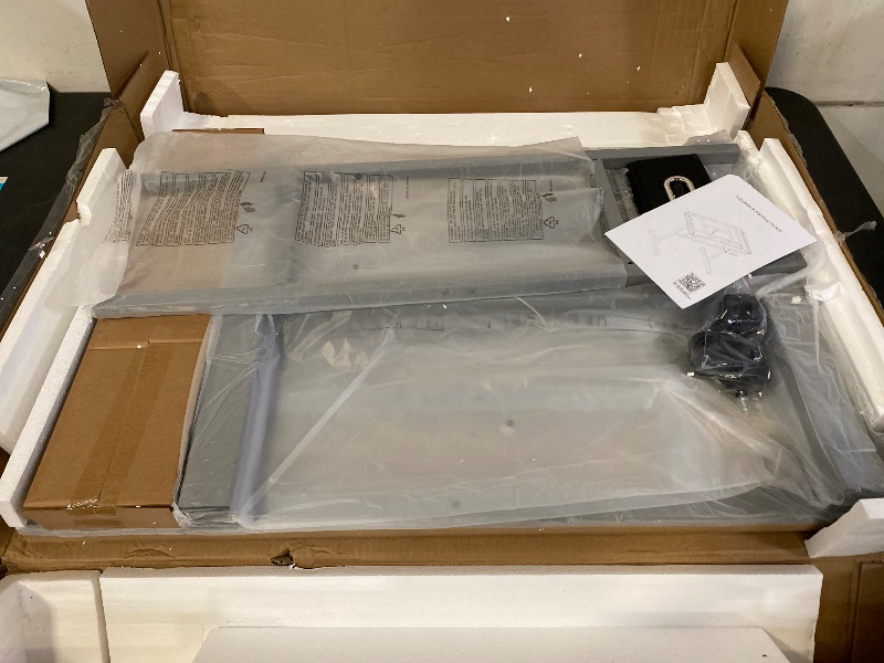 Photo 1 of Drafting Table on Wheels with Storage & Side Tray - Adjustable 0-65° Glass Tabletop, Replaceable Feet Art Desk