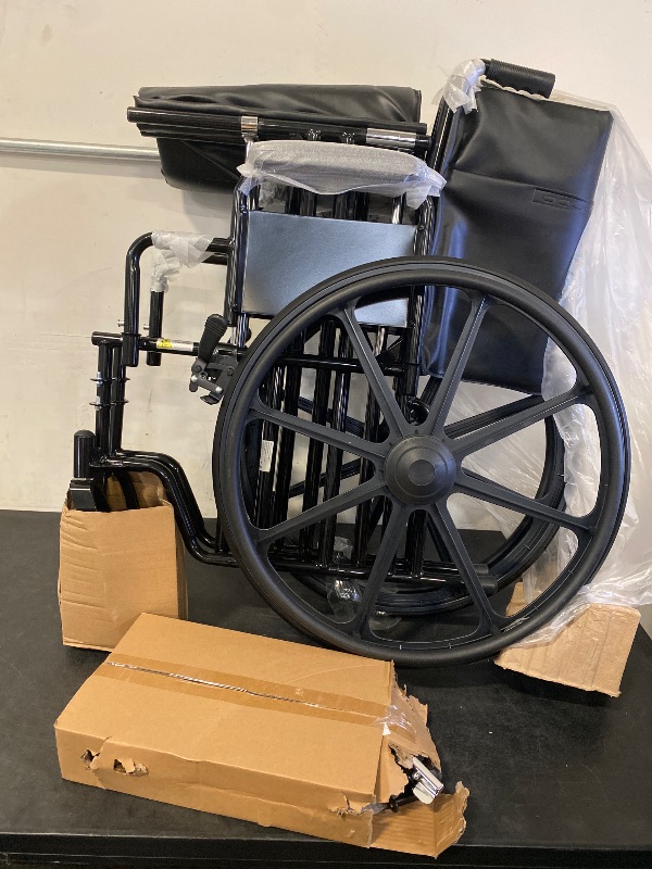 Photo 1 of Manual Wheelchair - Extra Width 24"x17.5" Seat