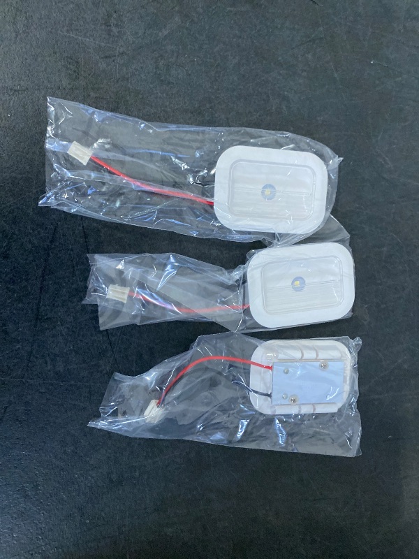 Photo 1 of 3-Pack W10843353 W10695459 Refrigerator LED Light Module Assembly Fits for Whirlpool Maytag Replaces W11126053, W10660728, W10279030, W11205083