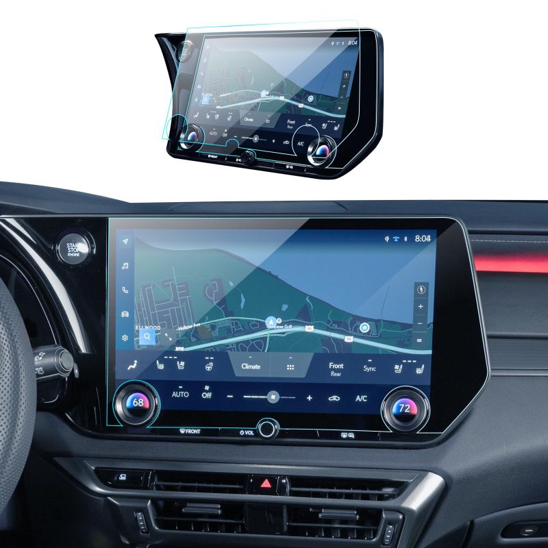 Photo 1 of 2PCS RX&TX 350 Screen Protector for 2023 2024 2025 Lexus RX350& TX350 Accessories Nano GPS Navigation Touchscreen Protector for RX 350/350h/500h& 2024 2025 TX 350/500h HD Clear 14"