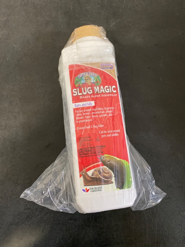 Photo 1 of Captain Jack's Slug Magic Granules, 24 oz Snail & Slug Killer, For Organic Gardening, Pet Safe Formula