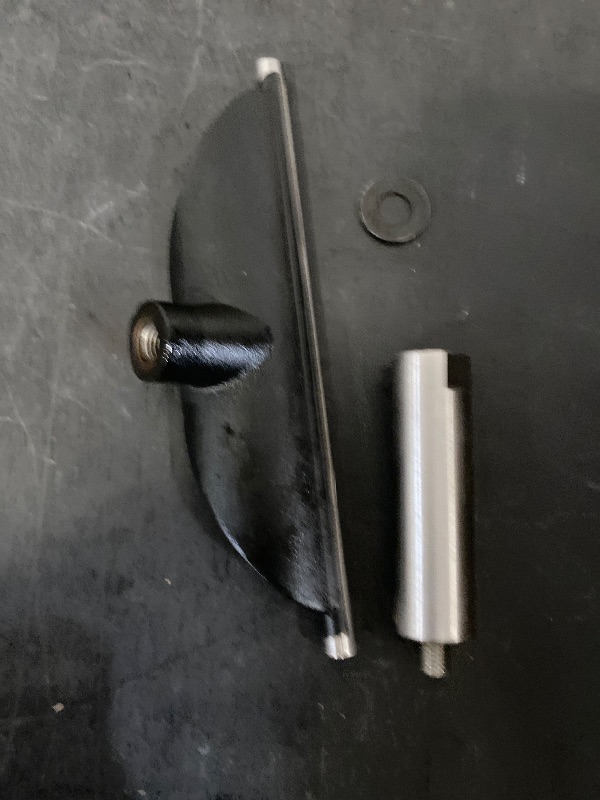 Photo 1 of 8" Tool Rest with 1" Diameter 4" Total Length Post, Woodlathe Heavy Duty Round Bar Straight Tool Rest