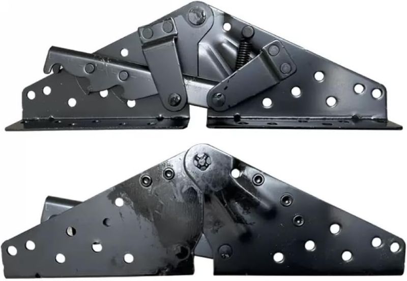 Photo 1 of Black Sofa Bed Bedding Furniture Adjustable 3-Position Angle Mechanism Hinge Hardware | Scratched
