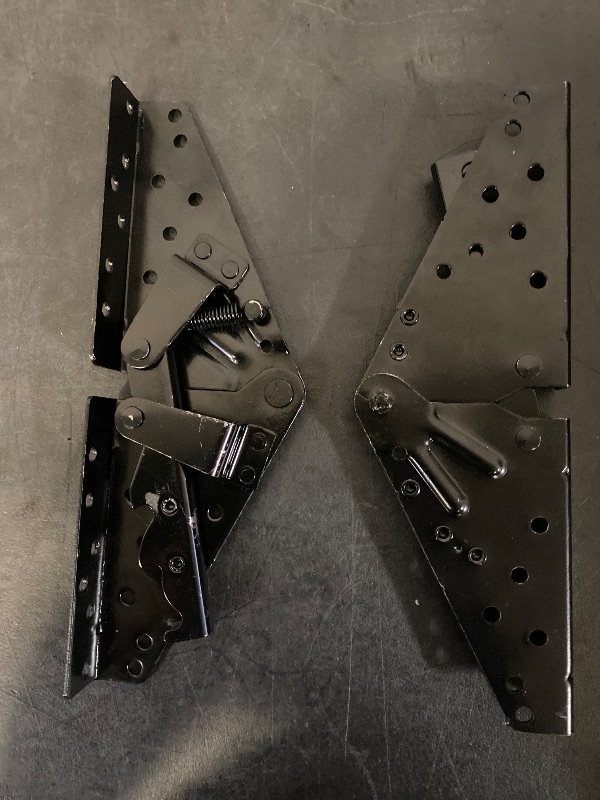 Photo 1 of Black Sofa Bed Bedding Furniture Adjustable 3-Position Angle Mechanism Hinge Hardware | Scratched